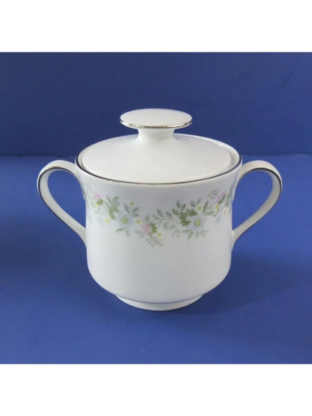Vintage Johann Haviland Creamer Sugar Bowl Set Forever Spring Bavaria Germany